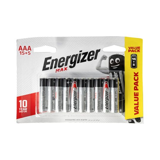 ENERGIZER BATTERY AAA 15+5 FREE @ SPECIAL PRICE