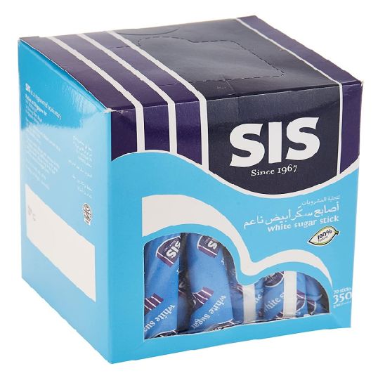 SIS WHITE SUGAR STICK 70X5 GMS