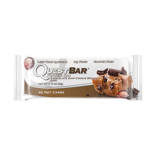 QUESTNUTRITION BAR CHOC CHIP COOKIE DOUGH 2.12 OZ