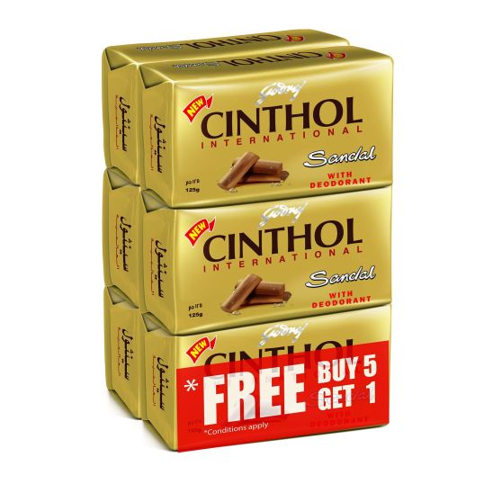 CINTHOL SOAP SANDAL 6X125 GMS