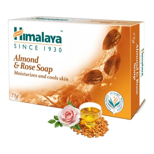 HIMALAYA MOISTURIZING ALMOND SOAP 125 GMS