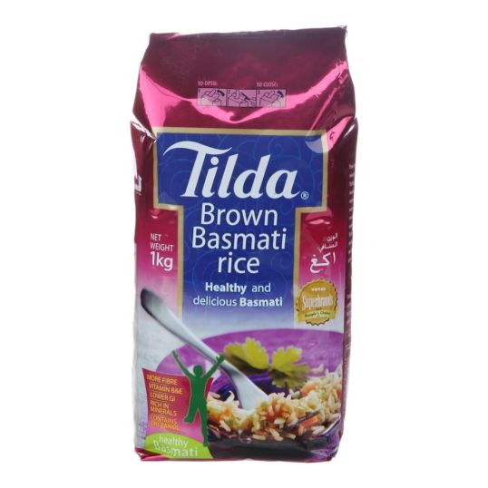 TILDA BROWN BASMATI RICE 1 KG