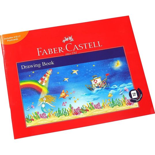 FABER CASTELL DRAWING BOOK 34.7X 27.5 CM 36 SHEETS 1'S