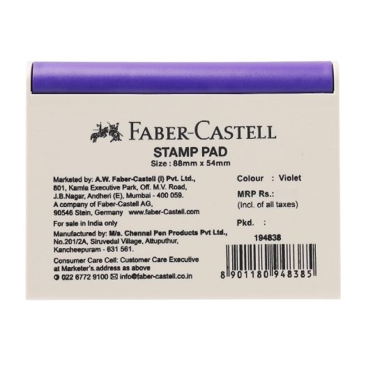 FABER CASTELL STAMP PAD FABER SMALL VIOLET 1'S