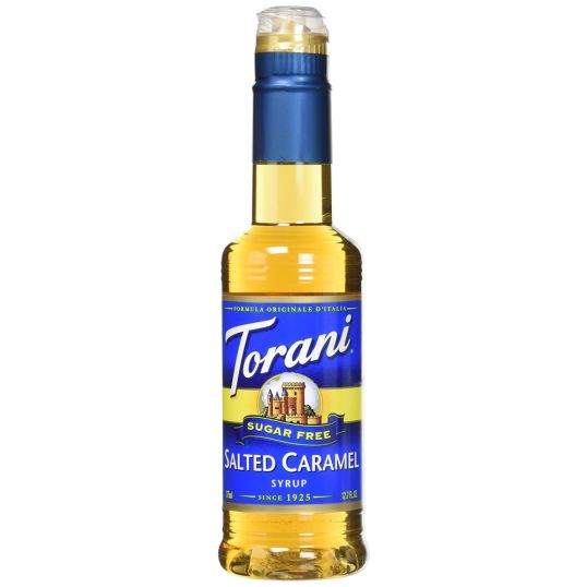 TORANI SUGAR FREE SALTED CARAMEL SYRUP 12.7 FO