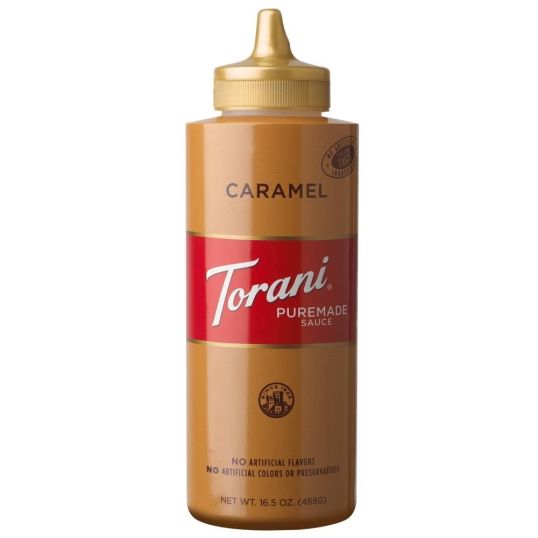 TORANI CARAMEL SAUCE 16.5 OZ