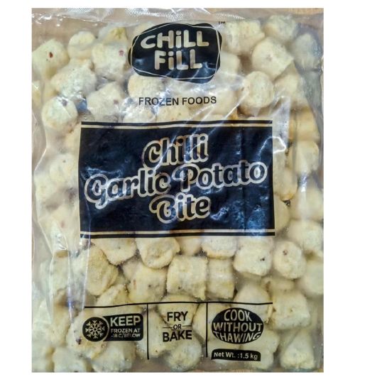CHILLFILL CHILLI GARLIC POTATO BITES 1.5 KG