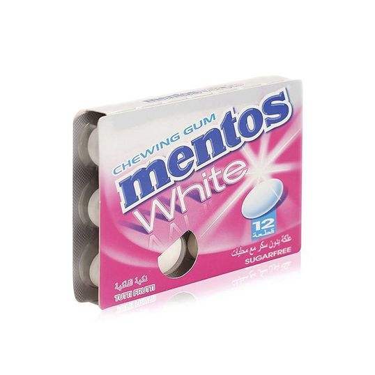 MENTOS WHITE FRUITS BAR 17 GMS