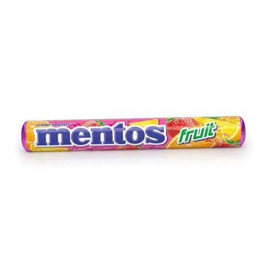 MENTOS FRUIT CHEWY DRAGEES 14'S