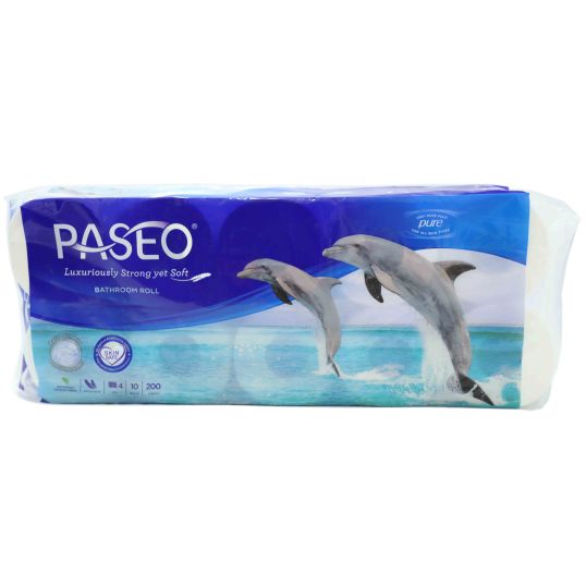 PASEO TOILET ROLLS 200S 10ROLLS