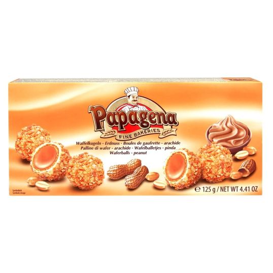 PAPAGENA WAFER BALLS WITH PEANUTS 125 GMS