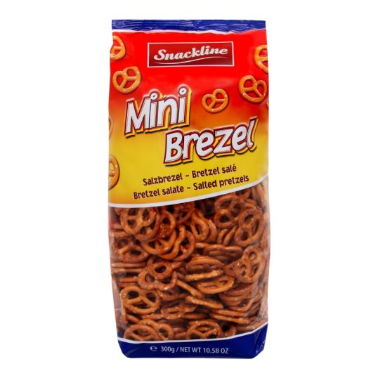 SNACKLINE MINI BREZEL PRETZELS 300 GMS