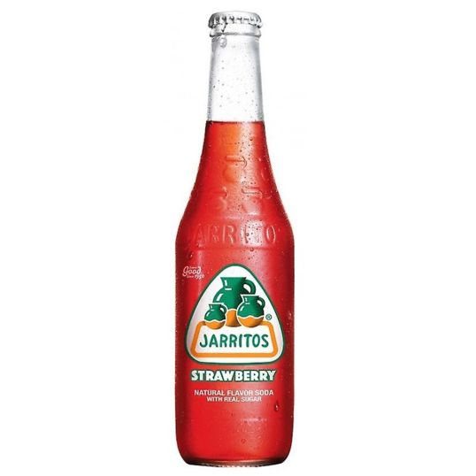 JARRITOS SODA STRAWBERRY WITH REAL SUGAR GLASS 12.5 OZ