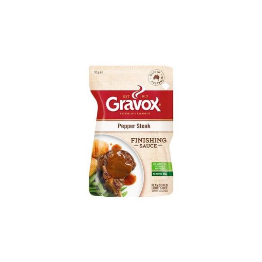 GRAVOX PEPPER STEAK SAUCE 165 GMS