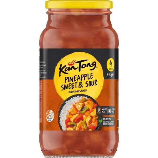 KAN TONG PINEAPPLE SWEET SOUR COOKING SAUCE 515 GMS