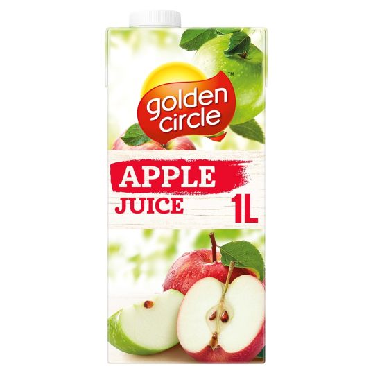 GOLDEN CIRCLE APPLE JUICE - NO ADDED SUGAR 1 LTR