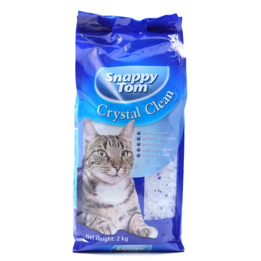 SNAPPY TOM CRYSTAL CLEAN CAT LITTER 2 KG