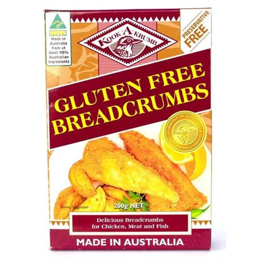 KOOK A KRUMB BREADCRUMBS GLUTEN FREE 200 GMS