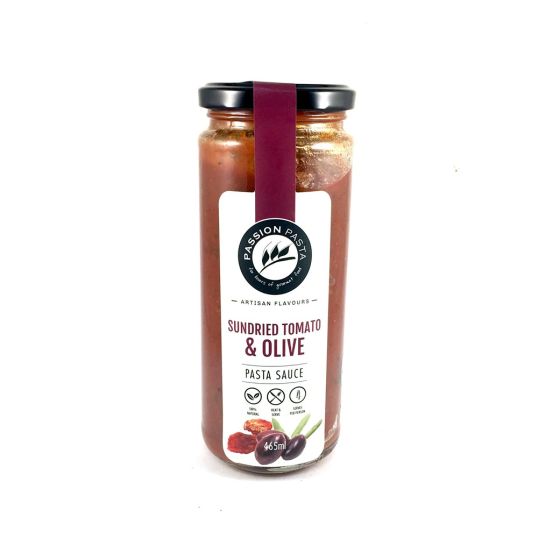 PASSION PASTA SUNDRIED TOMATO OLIVE PASTA SAUCE 465 ML