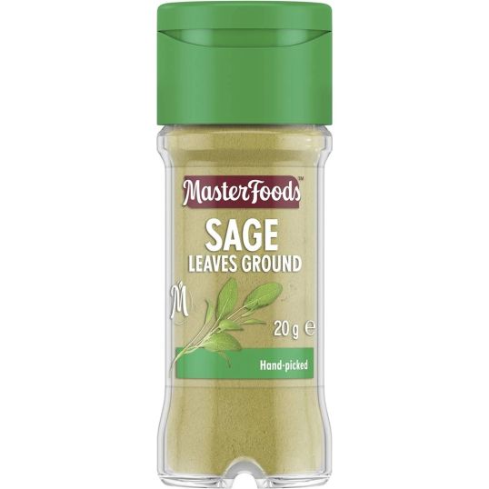 MASTERFOODS SAGE LEAVES GROUND 20 GMS