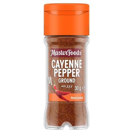 MASTERFOODS CAYENNE PEPPER GROUND EXTRA HOT 30 GMS