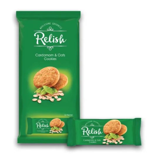 NABIL RELISH CARDAMOM AND OAT COOKIES 42 GMS