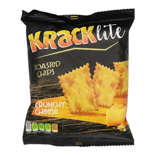 KRACK LITE CRUNCHY CHEESE TOASTED CHIPS 26 GMS