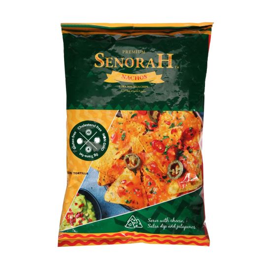 SENORAH NACHO CHIPS CORN 200 GMS