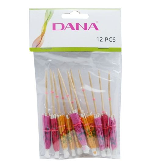 DANA PICK UMBRELLA ASSORTED 12'S