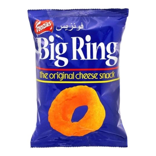 FONZIES BIG RING ORIGINAL CHEESE SNACK 60 GMS