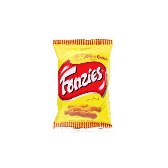 FONZIES CHEESE FLAVOUR CORN SNACKS 60 GMS