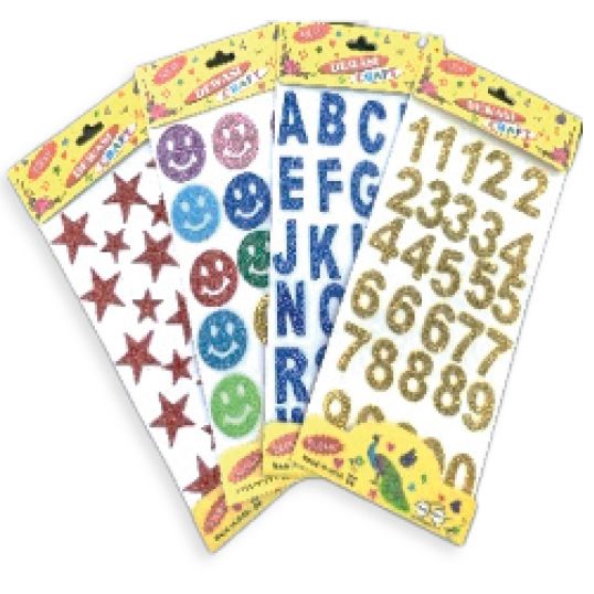 PRIME ART AND CRAFT FOAM STICKER ASSORTED 1S