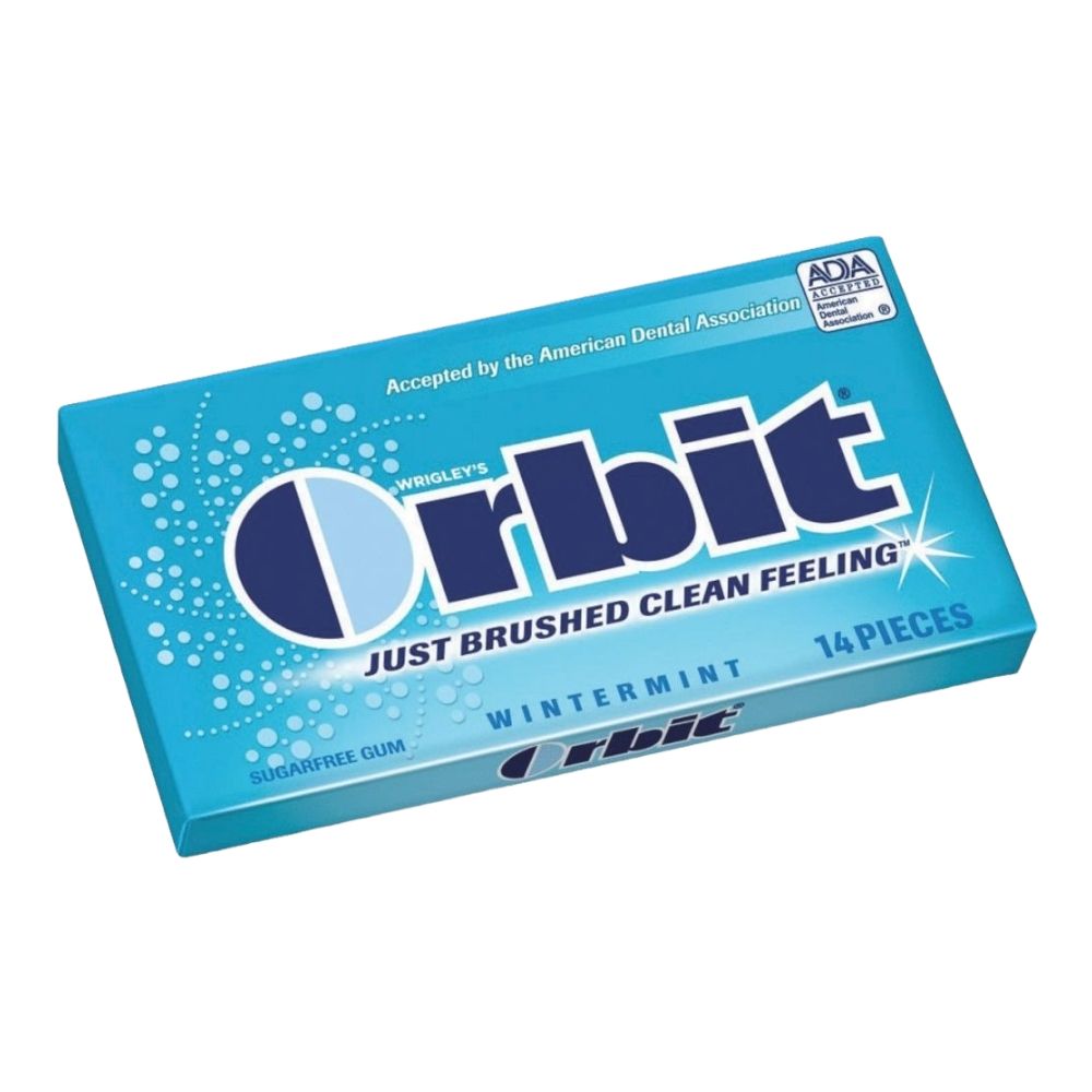 ORBIT PACK GUM SF WINTERMINT 14S
