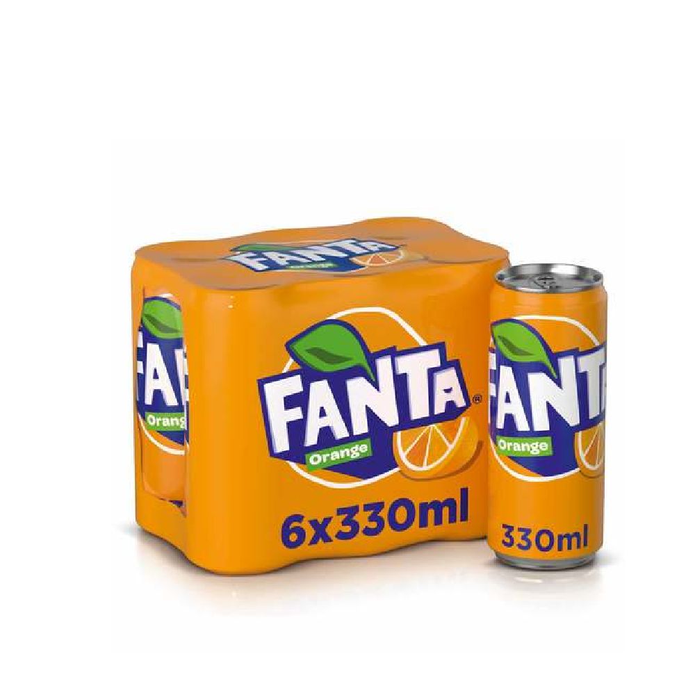 FANTA ORANGE CAN 6PACK