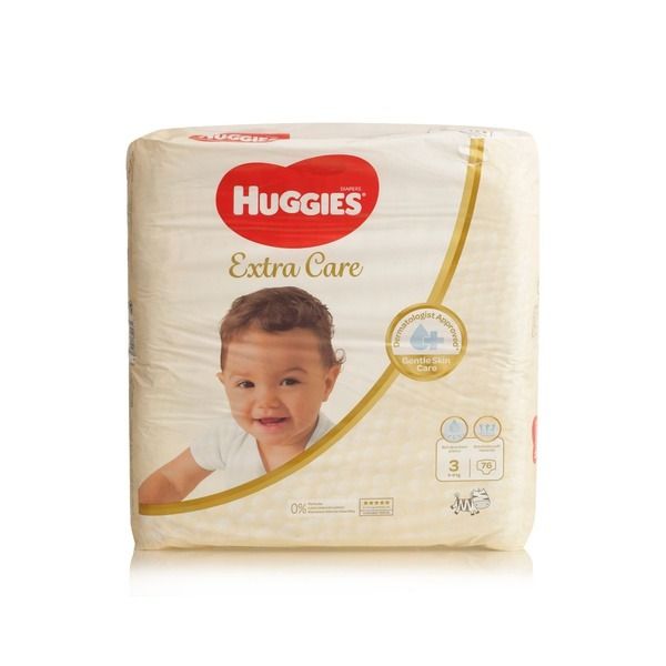 Huggies Extra Care Diapers Size 3 96 Units Clear