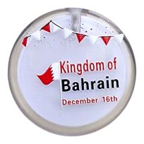 BAHRAIN ROUND BADGE WITH LIGHT