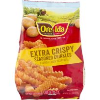 ORE-IDA XTRA CRISPY CRINKLES SEASONED 26 OZ