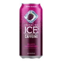 SPAEKLING ICE CAFFEINE BLACK RASPBERRY 16 OZ