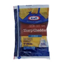 KRAFT BIG SLICE 2% SHARP CHEDDAR 7 OZ