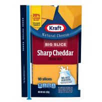 KRAFT CHEDDAR CHEESE SHARP CHEDDAR BIG SLICE 8 OZ