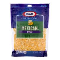 KRAFT MEXICAN TACO CHEESE SHREDDED 8 OZ