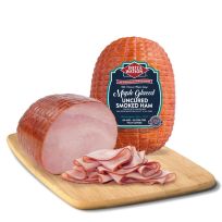 DIET & WATSON MAPLE GLAZED SMOKED HAM NATURAL JUICE PER KG (CONTAINS PORK)