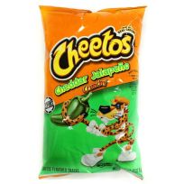 FRITOLAY CHEETOS CORN PUFFS CHEDDAR JALAPENO 8 OZ