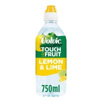 VOLVIC TOUCH OF FRUIT LEMON & LIME SUGAR-FREE 750 ML