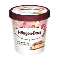 HAAGEN-DAZS STRAWBERRY CHEESE CAKE ICE CREAM 100 ML