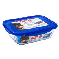 PYREX COOK&GO RECTANGULAR DISH WITH LID