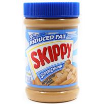 SKIPPY PEANUT BUTTER REDUCE FAT CHUNKY 16.3 OZ