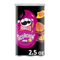 PRINGLES CRISPS SCORCHIN BBQ 2.5 OZ