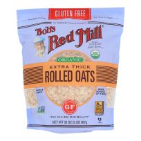 BOBS RED MILL OATS ROLLED ORGANIC GLUTEN FREE EXTRA THICK 32 OZ