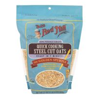 BOBS RED MILL ORGANIC QUICK COOKING STEEL CUT OATS 22 OZ